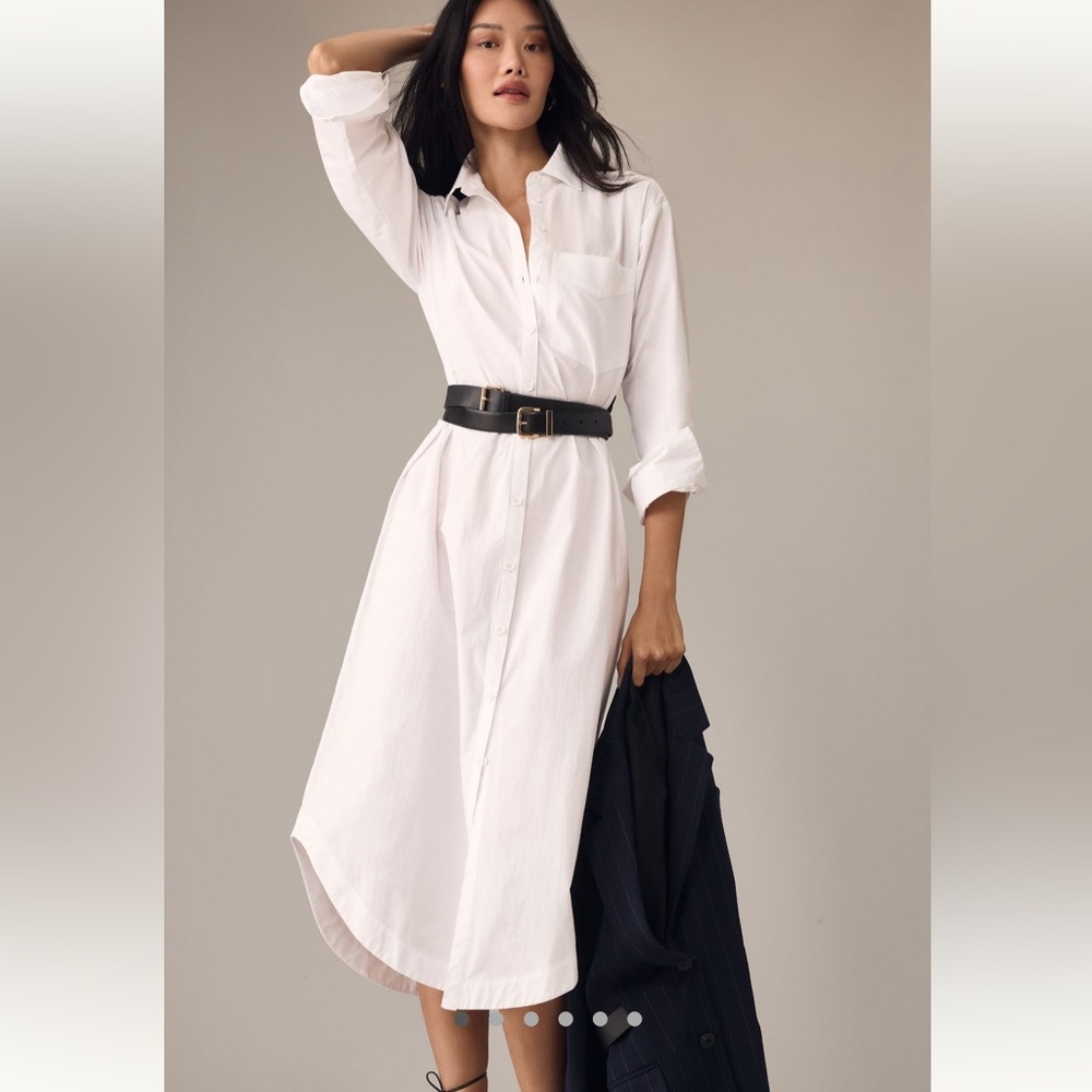 Anthopologie’s Mauve The Soren Shirt Dress XS